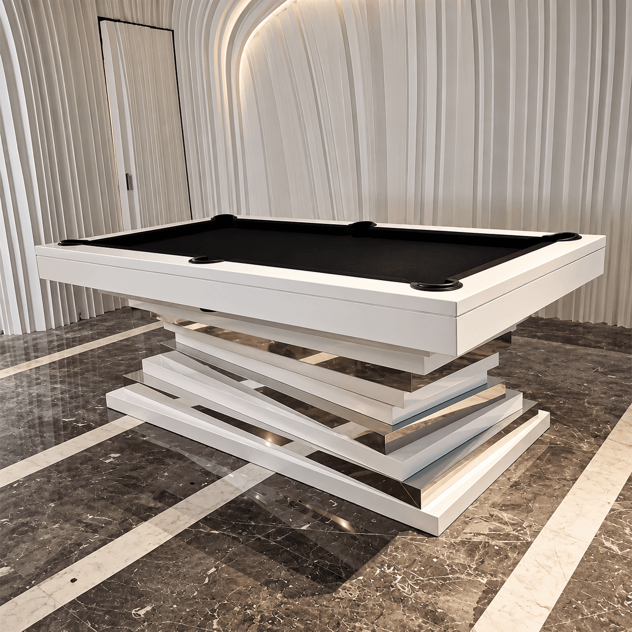 Monolith White — премиальный бильярдный стол